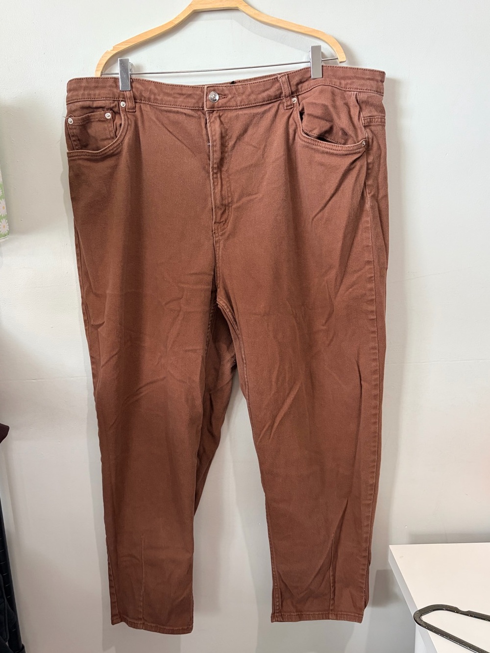 🤎 H&M Divided Brown Canvas Utility Work Pants | XXL